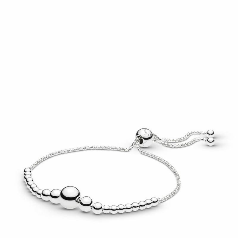 Pandora String of Beads Sliding Bracelet Online NZ, Sterling Silver (587624-ZQN)